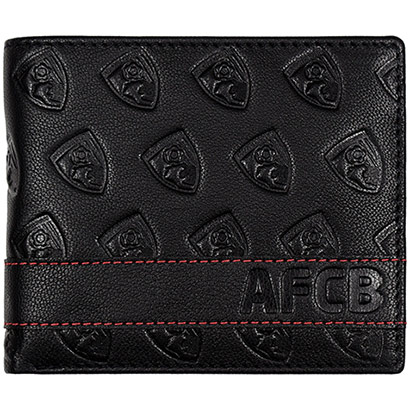AFC Bournemouth Leather Signature Wallet - Black