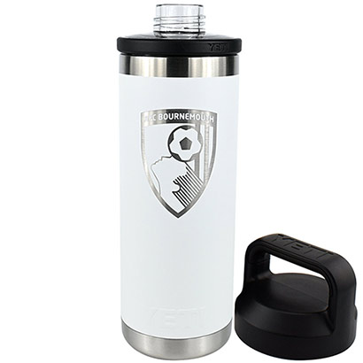 YETI X AFCB 18 OZ Chug Bottle - White
