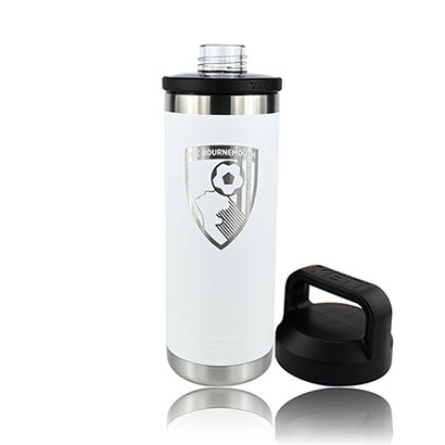 YETI X AFCB 18 OZ Chug Bottle - White