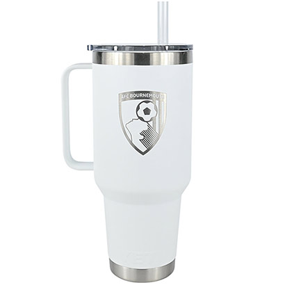 YETI X AFCB 42 OZ Straw Mug - White