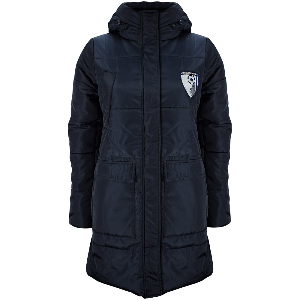 Long navy 2024 jacket womens