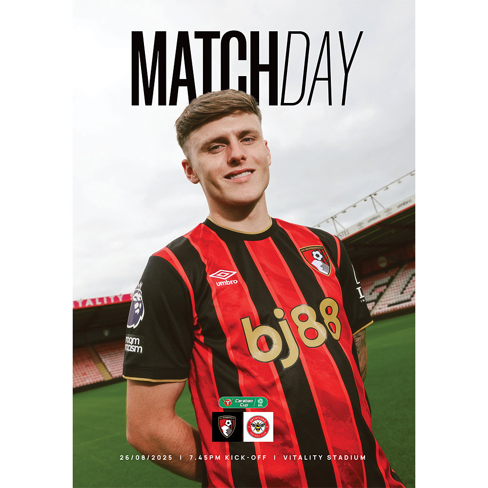 AFC Bournemouth Matchday Programme v Brentford 25/26