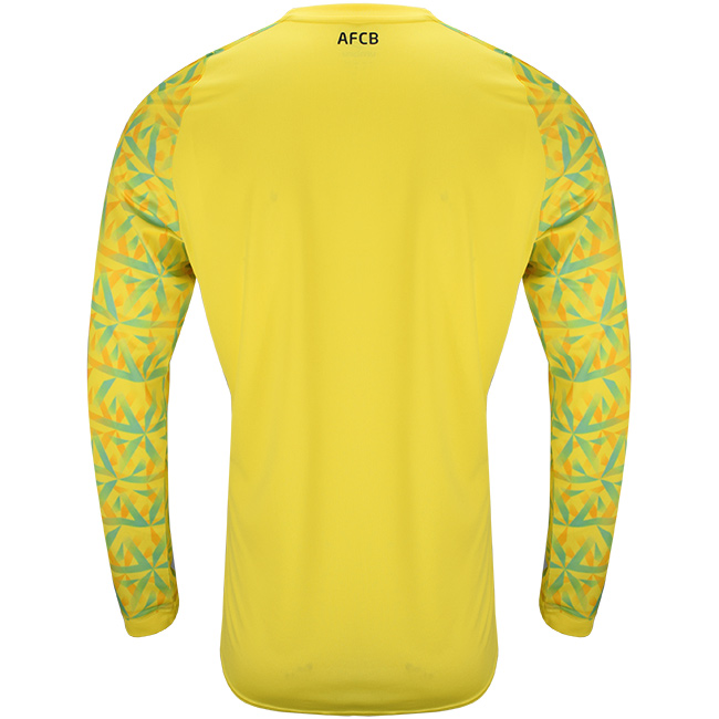 Adults Unsponsored GK Shirt 22/23 - Yellow Back View