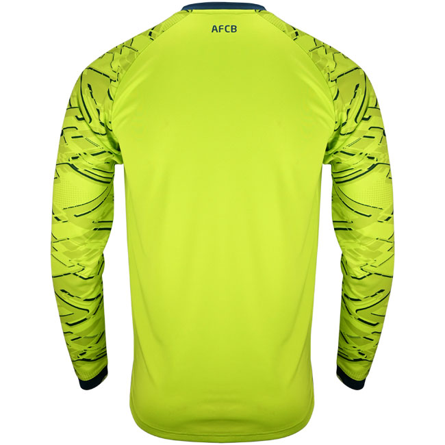 Mens Unsponsored GK Shirt 25/26 - Acid Lime Back View
