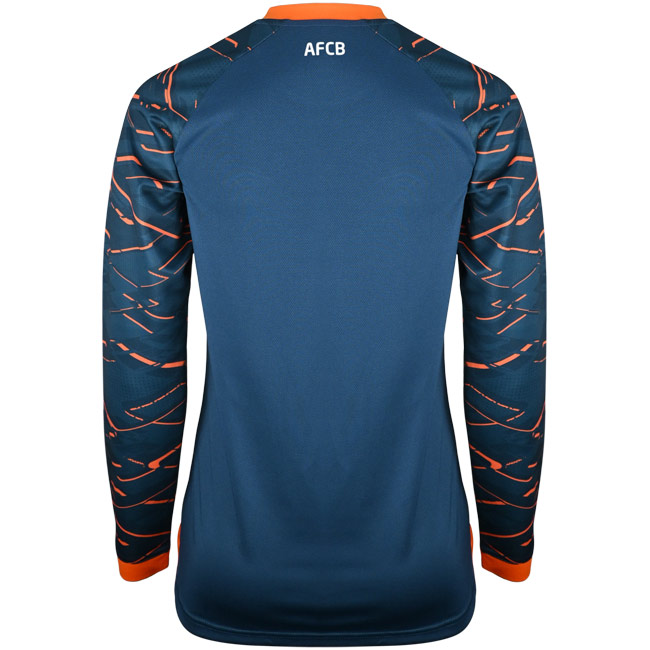 Womens Goalkeeper Shirt 25/26 - Majolica Blue Back View