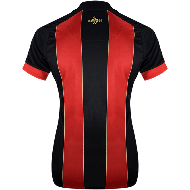 Womens Home Shirt 24/25 - Red / Black Back View