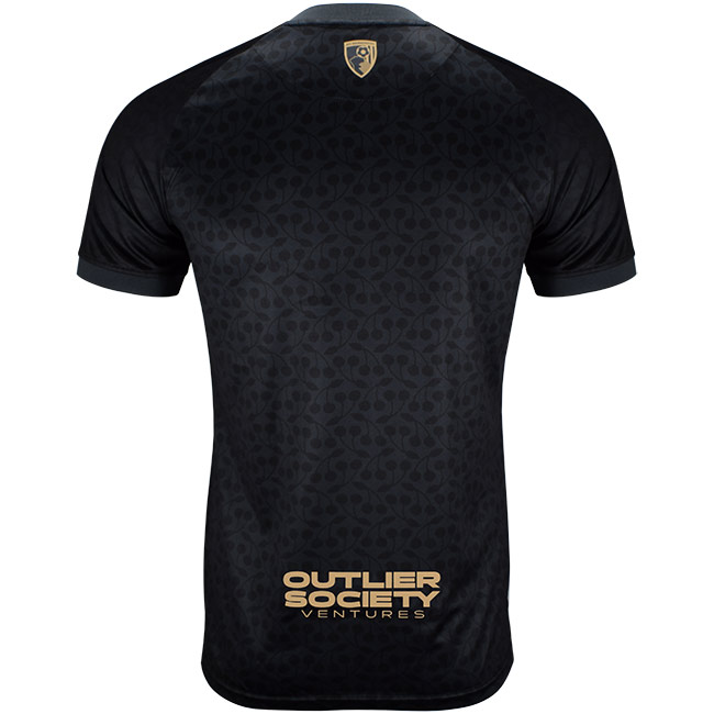 MBJ X AFCB Mens Shirt - Black Back View