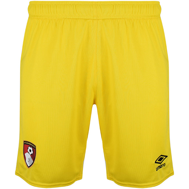 Mens Goalkeeper Shorts 24/25 - Cyber Yellow Back View