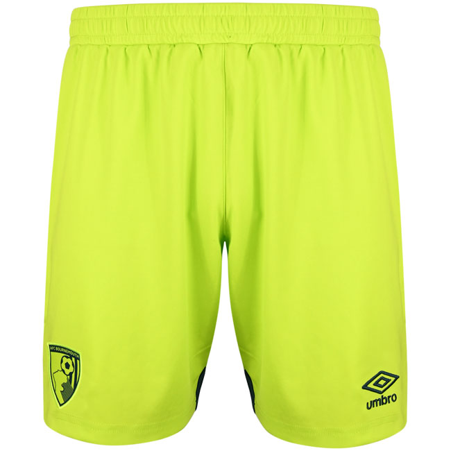 Adults Goalkeeper Shorts 25/26 - Acid Lime Back View