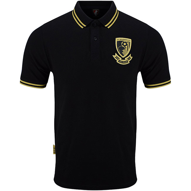 Adults 125 Anniversary Polo Shirt - Black