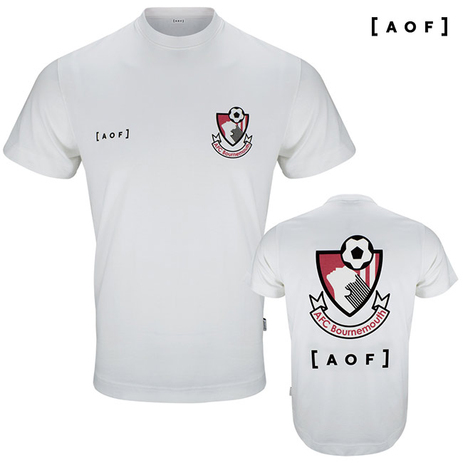 AFCB X Art Of Football 90s Crest T Shirt - White