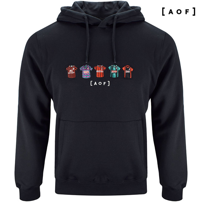 AFCB X Art Of Football Retro Kit Hoodie - Black