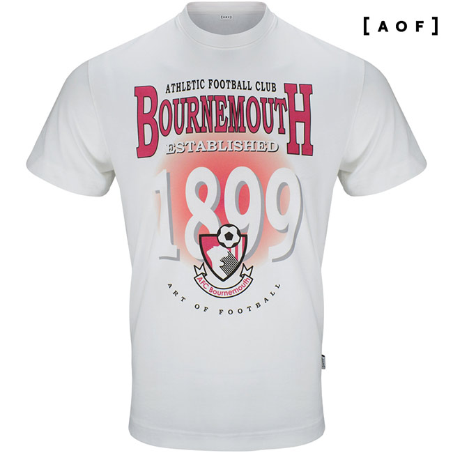 AFCB X Art Of Football Retro Graphic T Shirt - White