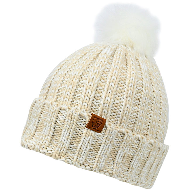 Womens Coast Bobble Hat - Sand