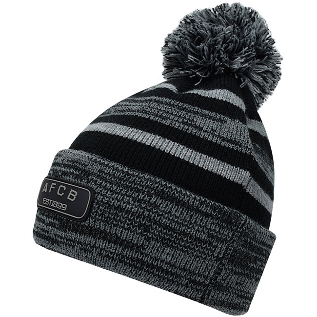 Adults Fashion Mix Beanie - Black/Grey