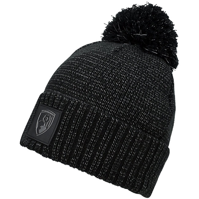 Adults Reflective Beanie - Black