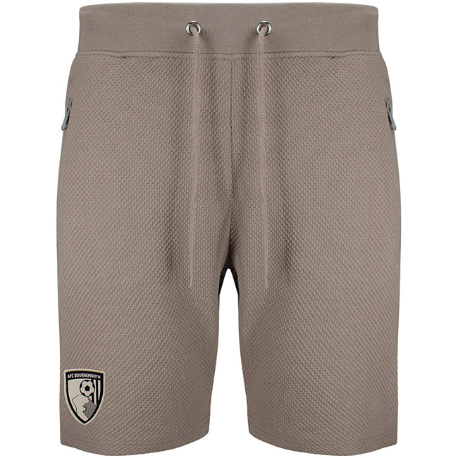 Adults Belle Vue Textured Shorts - Stone