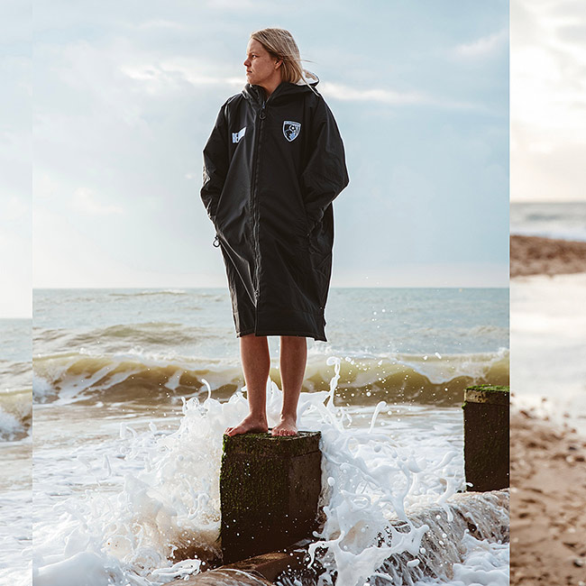 Beachbum X AFCB Beach Robe - Black