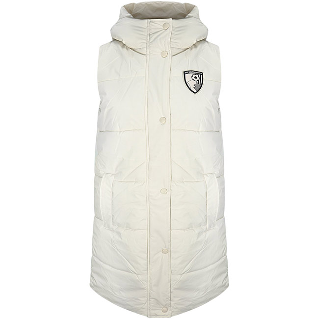 Womens Chamonix Long Line Gilet - Cream