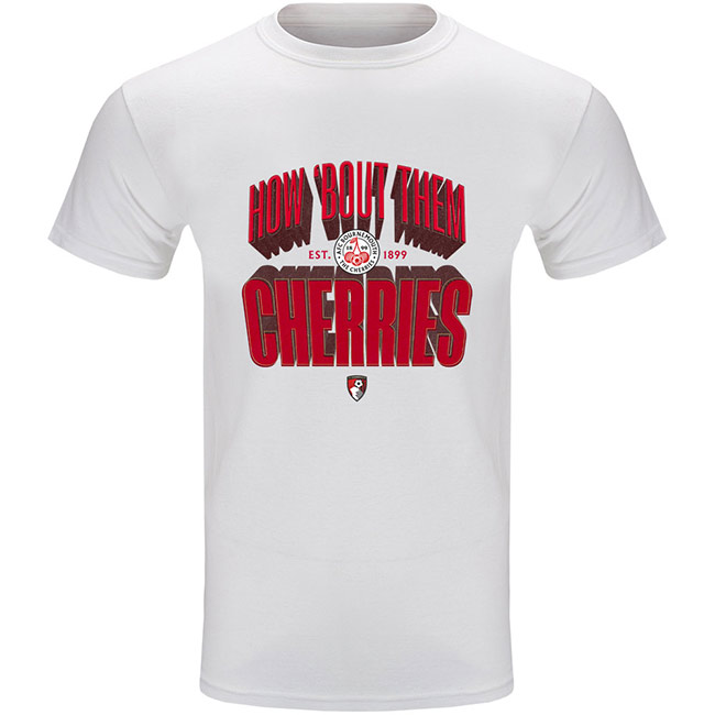 Adults How Bout Them Cherries T Shirt - White