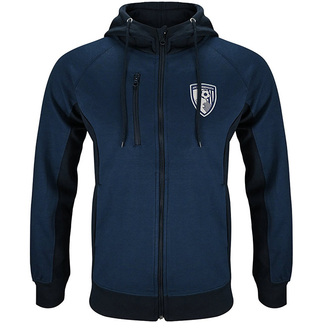 Adults Clifton Full Zip Hoodie - Ocean Blue