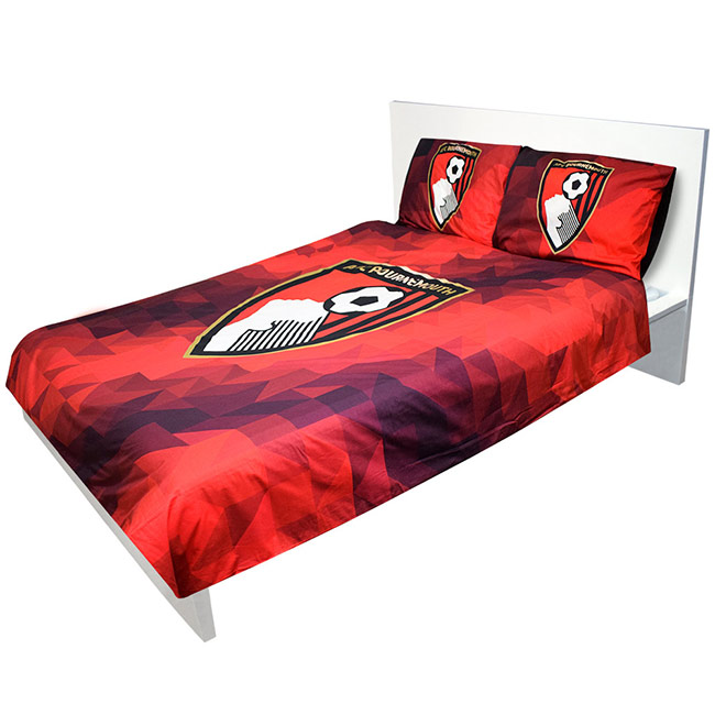 Pixel Double Duvet Cover Set - Red / Black