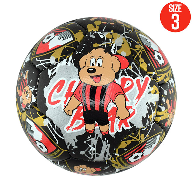 Cherry Bear Football - Black - Size 3