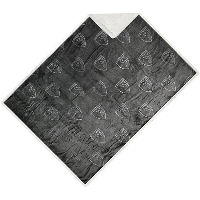 Sherpa/Teddy Fleece Blanket - Black