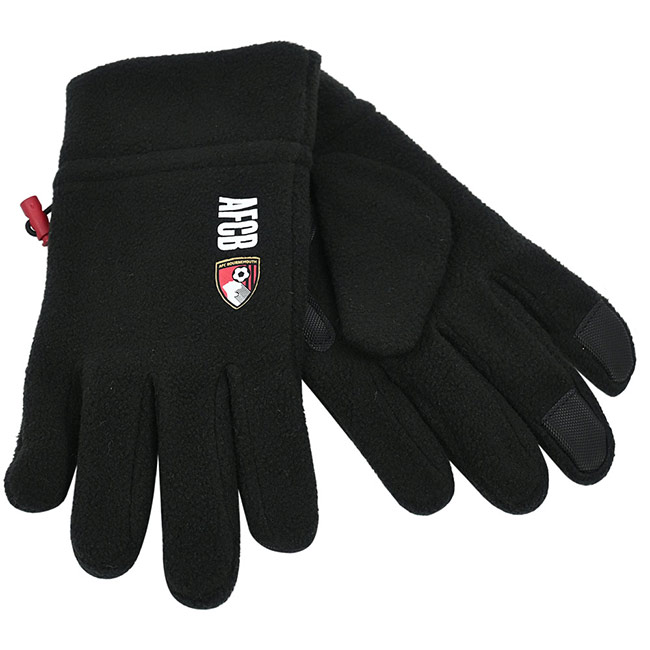 Adults Premium Fleece Gloves - Black