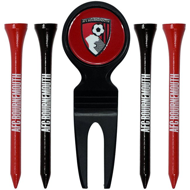 Golf Pitch Marker And Tee Gift Set