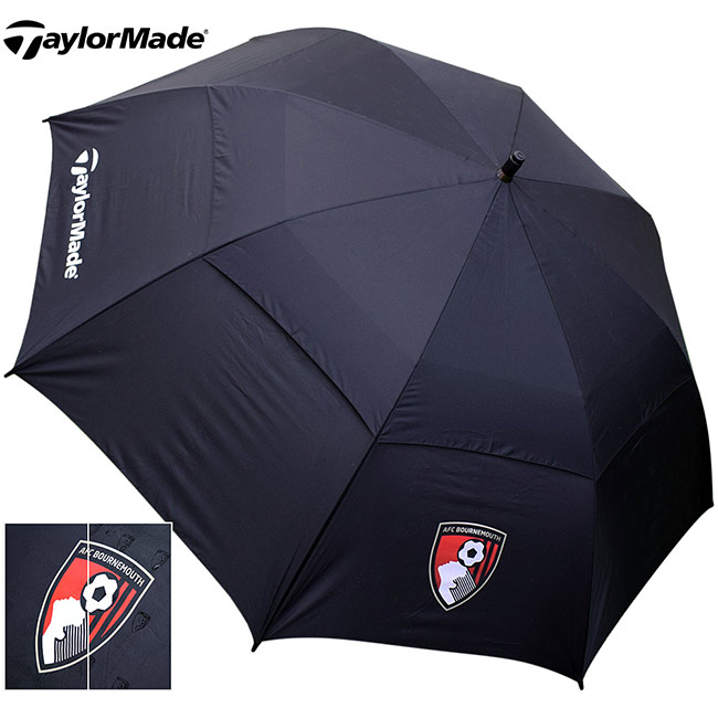 AFC Bournemouth Taylor Made Golf Umbrella - Black
