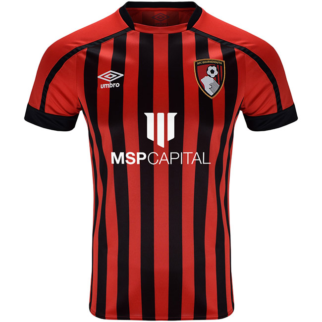AFC Bournemouth Mens Home Shirt 21/22 - Red / Black