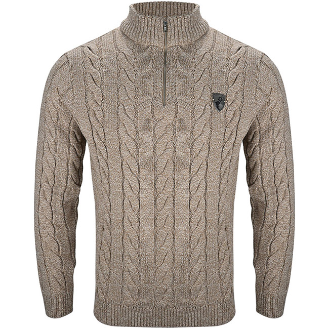 Adults Lakeside 1/4 Zip - Taupe