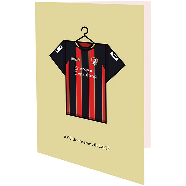 Minimal Kits 2014-15 Home Shirt Greetings Card