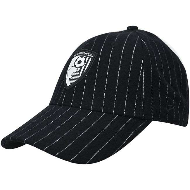 Adults AFCB X New Era 9FORTY Pinstripe Cap - Black