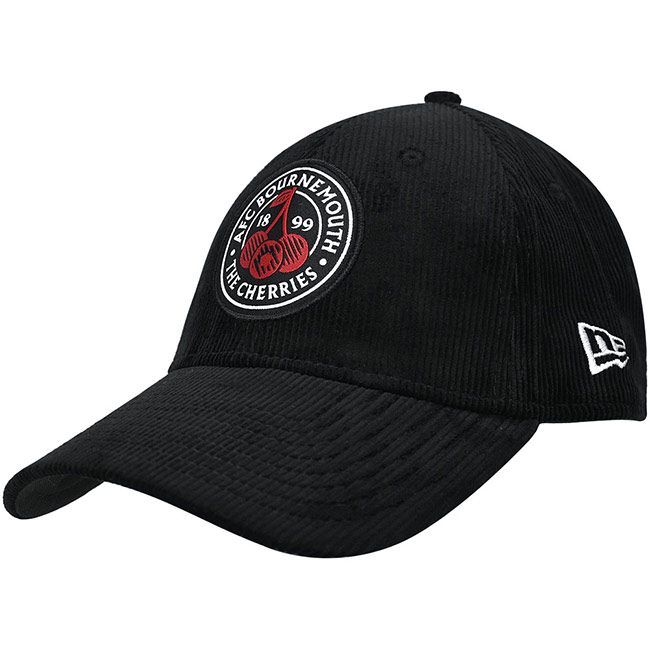 Adults AFCB X New Era 9FORTY Cherries Crest Cord Cap - Black