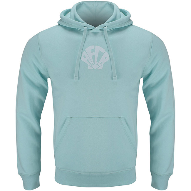 Adults Organic Shell Crest Hood - Caribbean