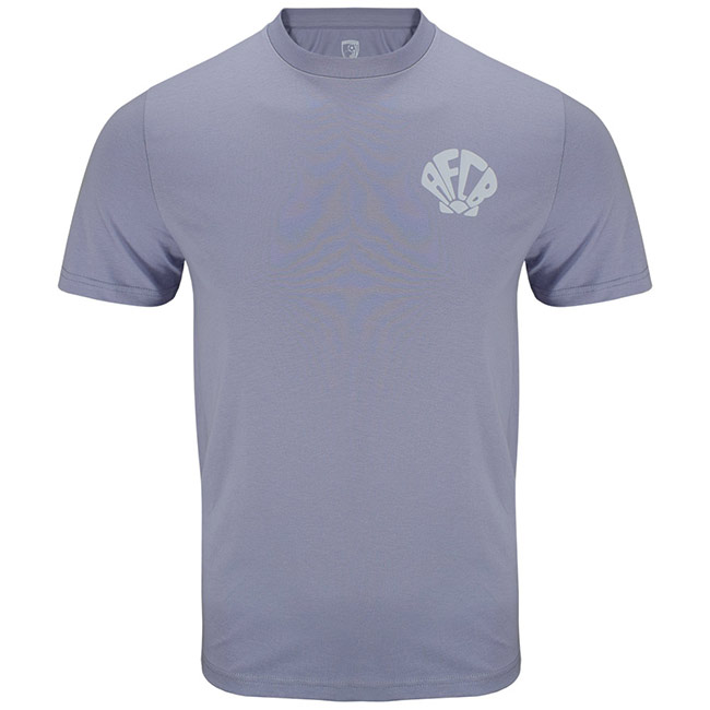 Adults Organic Shell Crest Tee - Lavender