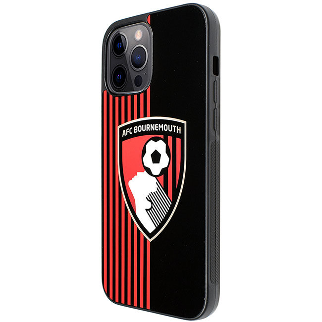 AFC Bournemouth iPhone 13 Pro Max Case - Black / Red Stripe