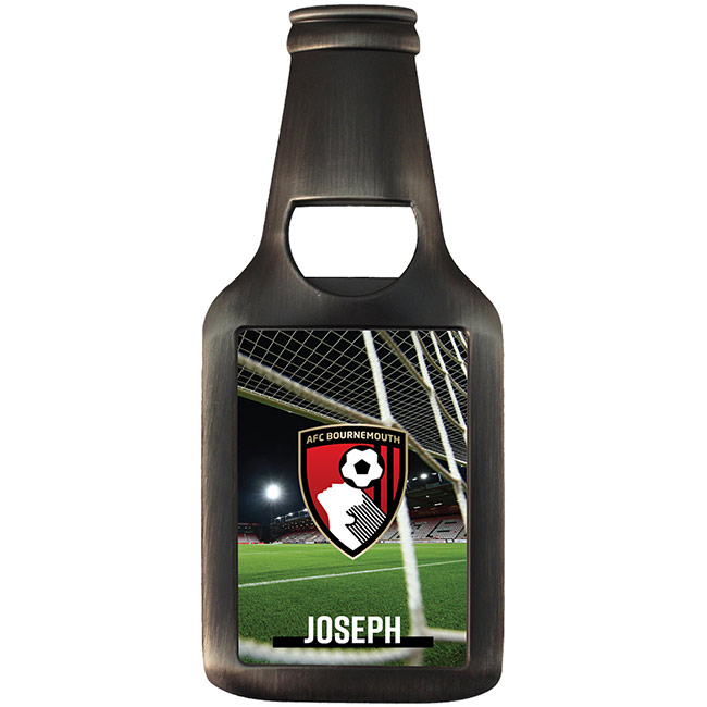 AFC Bournemouth Personalised Bottle Opener Magnet - Night-ti