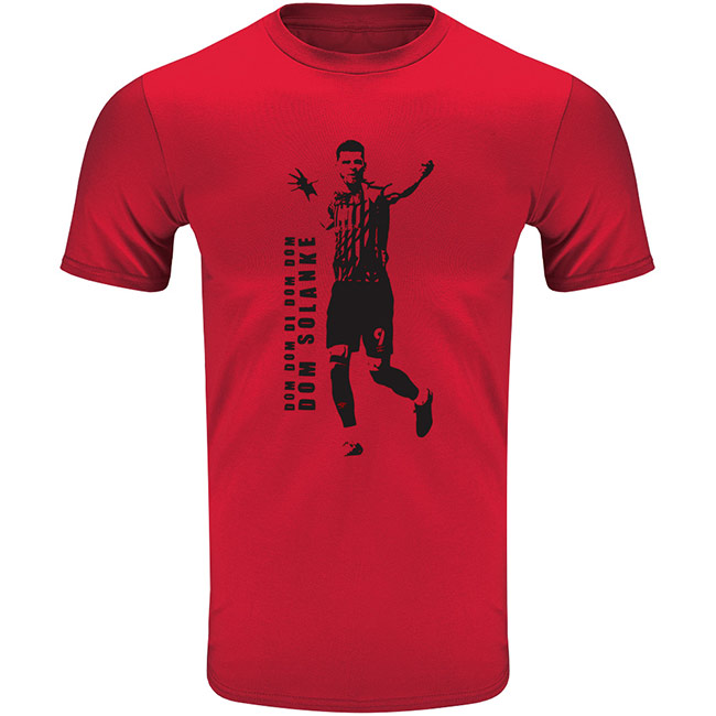 AFC Bournemouth Adults Solanke T Shirt - Red