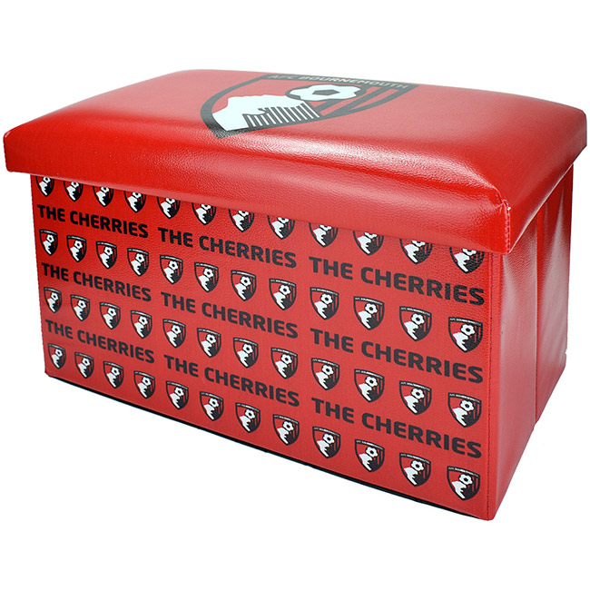 AFC Bournemouth Ottoman Storage Box - Red