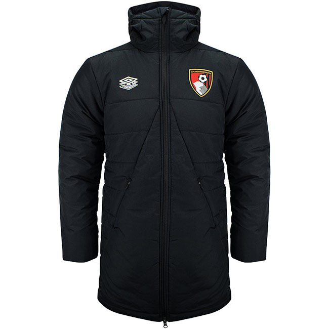 Adults 24/25 Match Day Bench Coat - Black