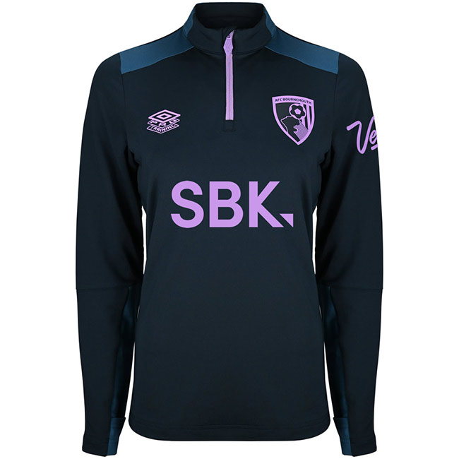 Womens 25/26 Training Quarter Zip Top - Blueberry