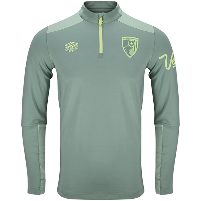 Childrens 25/26 Training Quarter Zip Top - Green Bay