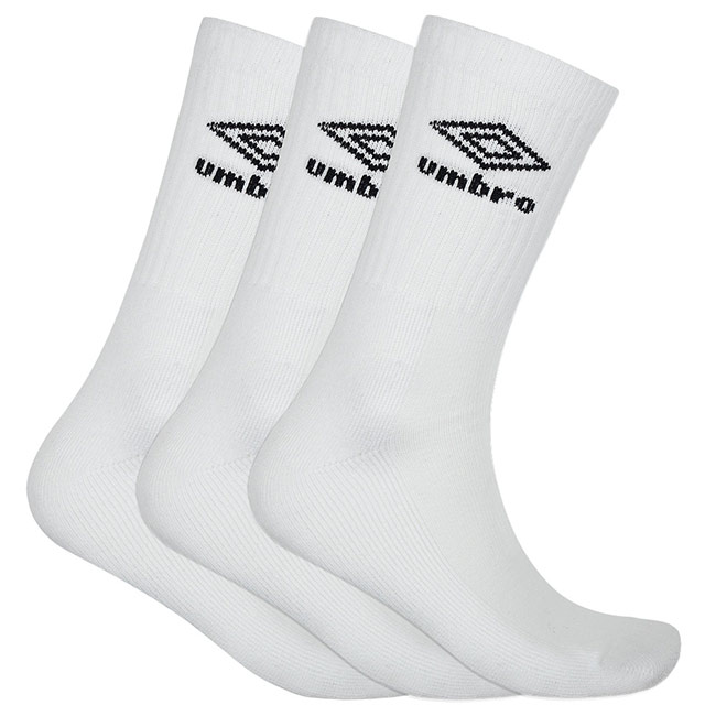 AFC Bournemouth Adults Umbro 3 Pack Socks - White