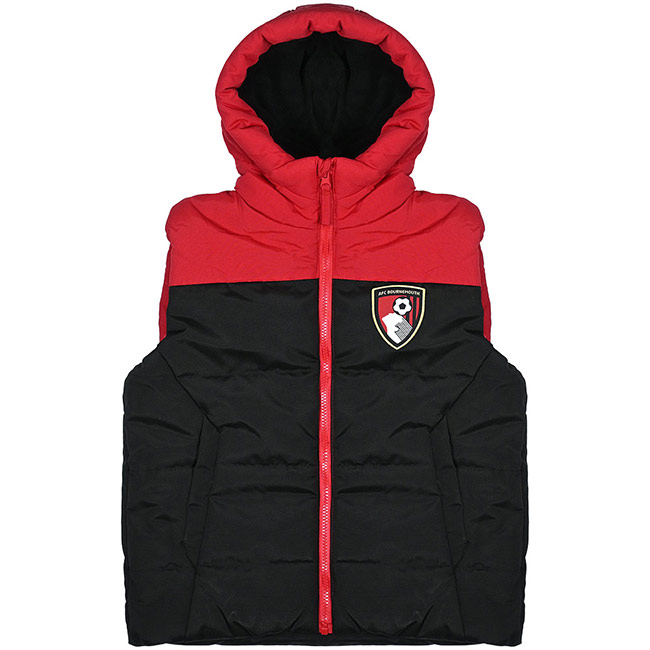 Kids Utah Gilet - Black / Red