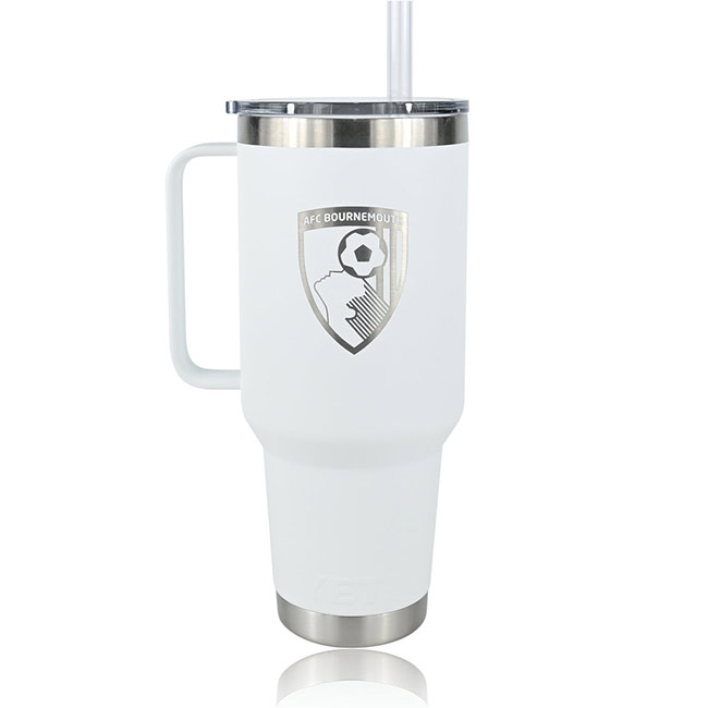 YETI X AFCB 42 OZ Straw Mug - White