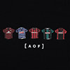 AFCB X Art Of Football Retro Kit T Shirt - Black