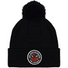 Adults Essential Cherries Beanie Hat - Black